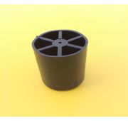 Опора h-50mm под евровинт черная (100)