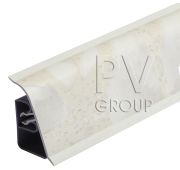 228М Плинтус L=4,2м Белые камешки Thermoplast (ф-ра 1233)