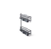 Бутылочница 150 мм PUSH FLORA левая Графит BOYARD KR05/1/4/150/L/GRPH