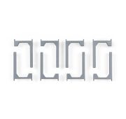 Заглушки для ручки RP106 Серый (к-т 4 лев+4 прав) BOYARD