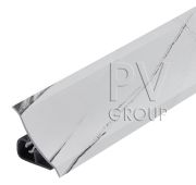 259 Плинтус Белый тунис  L=3м Thermoplast (ф-ра 153/077)