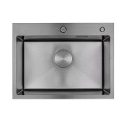 Мойка 600х450х210 (3мм) Сатин Декор AVIVA (коландер+сифон+дозатор)