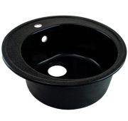 Мойка каменная матовая 01 Черный  (d50*20)