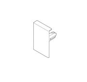 TANDEMBOX держатель передней панели высота M, Белый шелк, правый  BLUM