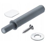 TIP-ON для дверей с магнитом, серый (пластина на клею+пластина под саморез) BLUM 956.1004