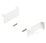 Заглушки большие для AVENTOS HK top Л+П (с вмонтир.малой) белый шелк 22K8000 BLUM