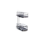 Бутылочница 200 мм PUSH FLORA левая (Ш200хГ490хВ650) BOYARD KR05/1/4/200/L