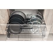 Корзина для сковородок и крышек (база 800) ЧЕРНЫЙ с доводчиком + напр Boyard