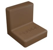 Накладка к уголку орех GRANDIS 25*25 (200)