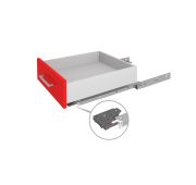 Шариковые напр, скрыт НАДВИЖНОЙ монт 500мм B-slide BOYARD DB8781Zn/500