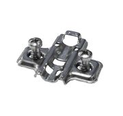 Планка петли JETLine H0 c предварительно вкрученными евровинтами, никель H800A.220NIJU (50)