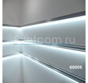 Светодиодная лента COB LED IP20, 320LED/м, 12В, 12Вт/м, 5мх8мм, 6000K,1300Лм/м