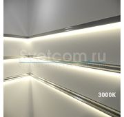 Светодиодная лента X2 COB LED IP20,320LED/м,12В,12Вт/м,5мх8мм,3100K,1300lm провод 2х0,35мм.