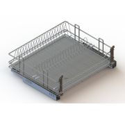 Корзина-сушка (база 600) Хром с доводчиком + напр GTV