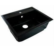 Мойка каменная матовая 11 Черный (610*495*190)