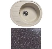 Мойка каменная матовая 03 Мокрый песок  (615*495*215)