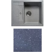 Мойка каменная матовая 05 Мокрый асфальт (610*495*190)