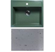 Мойка каменная матовая 11 Светло-серый (610*495*190)
