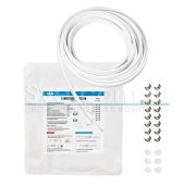 Профиль накладной силиконовый 1105 д/ленты 8 мм. L=5 м.