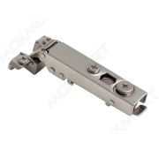 Петля 105 накладная с доводчиком, для алюминиевой рамки, Clip-on (cam), никель CORSO МАКМАРТ