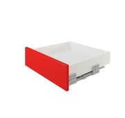 Направляющие 350мм Белые SB38 СТАРТ, боковина 86 мм прямая PUSH+SOFT BOYARD