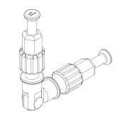 Шток эксцентрика угловой двусторонний Jinio J6-8