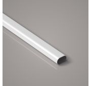 Труба овальная 15*30мм 0,8мм БЕЛАЯ (2,24м) УЦЕНКА