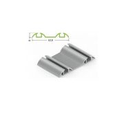 Направляющая нижняя Серебро 5.4м, п.м.Стандарт 1,2