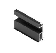Вертикальный профиль Slim line, Черный матовый 5,4м, п.м.