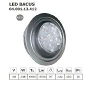 Светильник LED меб. встраив. BACUS, пов. 2,4Вт, 12В, 4000К, CMD2835х6, 04.001.13.412
