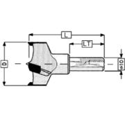 Сверло Чашечное D 15, d 10, L 70, LT 20 (L) (левое/красное)