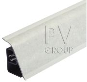 400Б Плинтус L=3м Бриллиант Белый Thermoplast (ф-ра 1240)