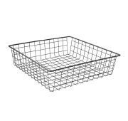 Корзина  сетчатая 400х400х120мм LOFT черный (С1)